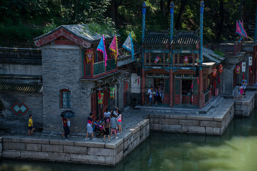 附带的人物古典风格园林北京颐和园图片