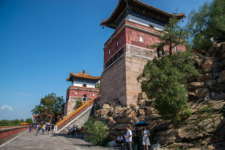 国内著名景点古老的摄影北京颐和园高清图片