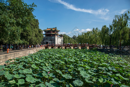 摄影水平构图湖北京颐和园图片