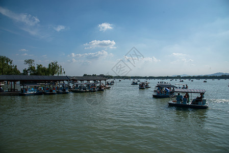 亚洲昆明湖美景北京颐和园图片
