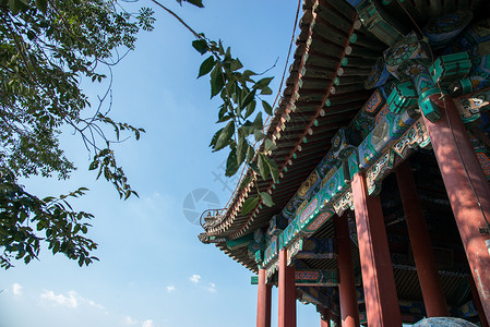 文化亭台楼阁庭院北京颐和园图片