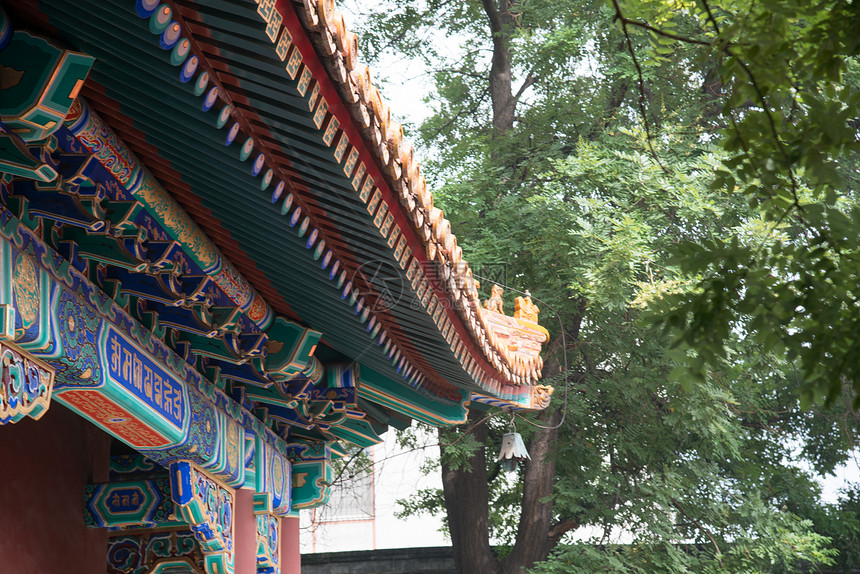 无人亚洲旅游胜地北京雍和宫图片