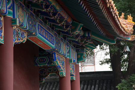 远古的无人旅游北京雍和宫图片