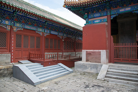 白昼摄影亭台楼阁北京雍和宫图片