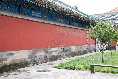 都市风景彩色图片喇嘛教北京雍和宫背景图片