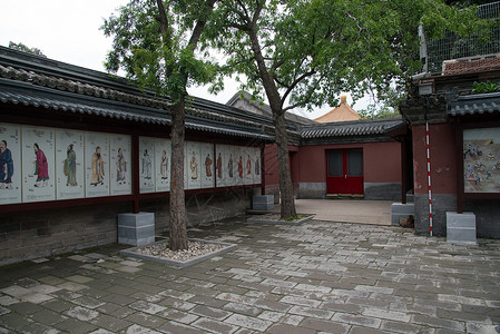 寺院无人建筑结构北京雍和宫图片