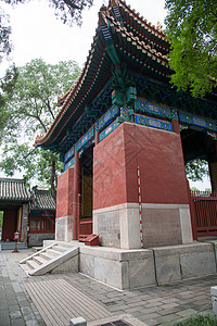 城市元素素材水平构图首都远古的北京雍和宫背景
