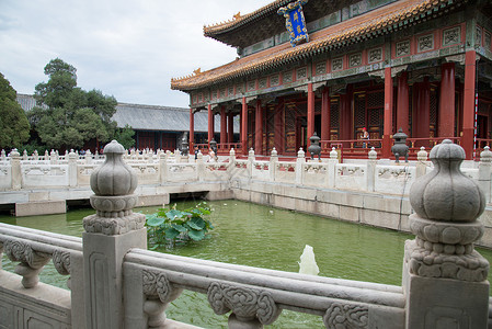神圣水都市风景城市东亚北京雍和宫背景