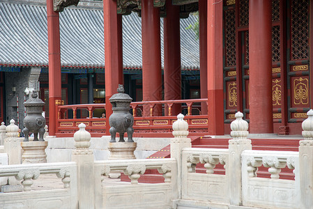 寺庙城市无人北京雍和宫图片