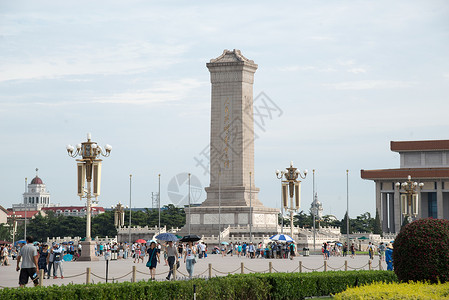 人民纪念碑都市风光旅游北京人民英雄纪念碑背景