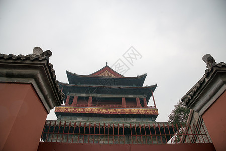 钟楼png白昼都市风景国内著名景点北京钟鼓楼背景