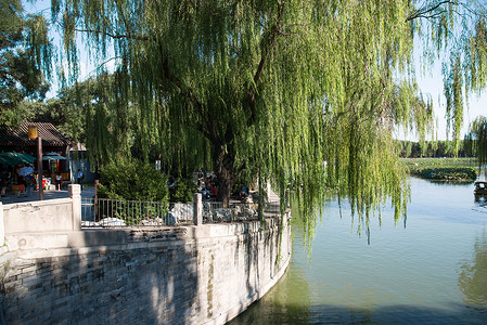 文化游船水北京北海公园图片
