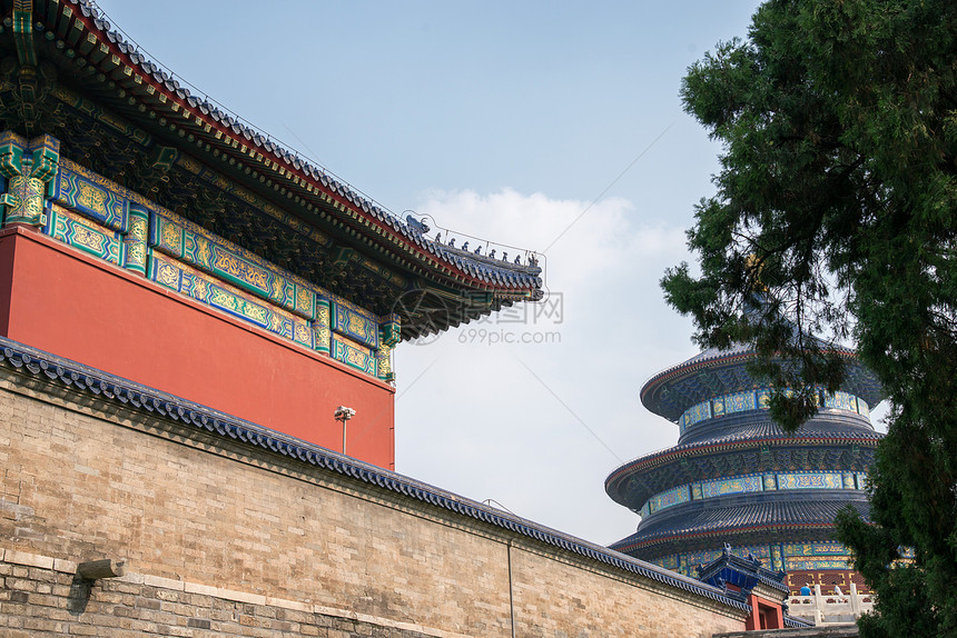 宫殿宏伟庭院北京天坛图片