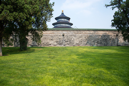 彩色图片亚洲高层建筑北京天坛图片