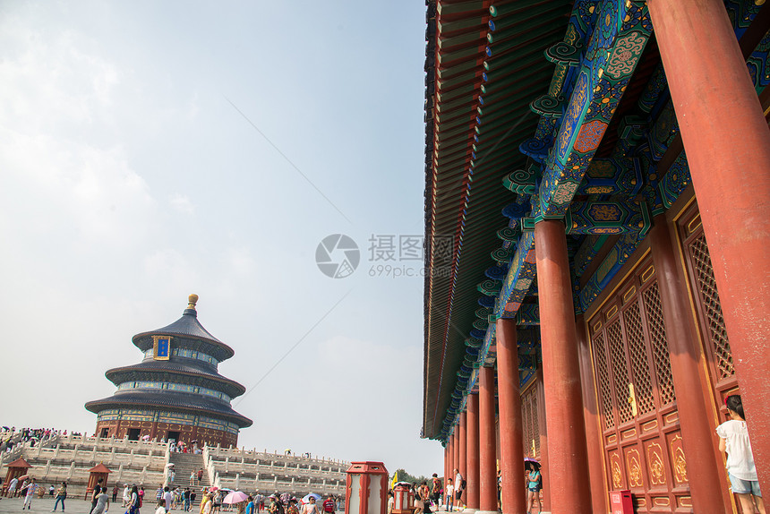 宗教建筑元素古典式北京天坛图片