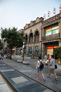 历史商店大城市北京前门大街图片