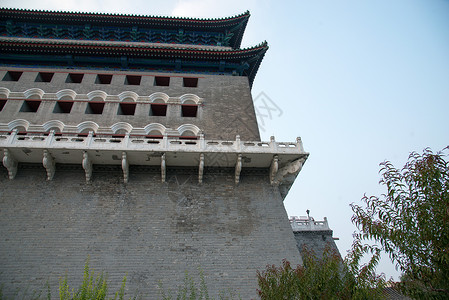 古老的彩色图片正阳门北京前门城楼图片