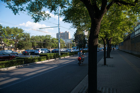 户外市中心人类居住地北京三里屯街景图片