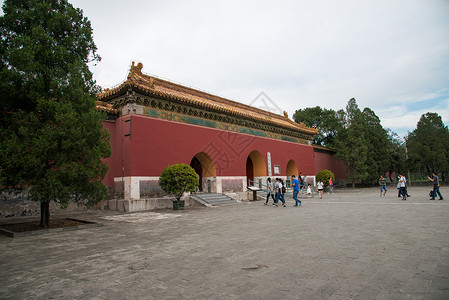 明朝人首都远古的建筑结构北京十三陵背景