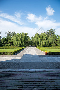 古代日光摄影北京十三陵背景图片