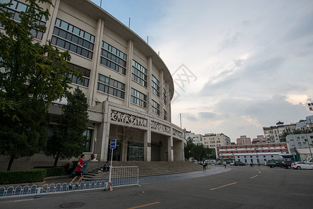 比赛路面背景户外路工人体育场北京工人体育馆背景
