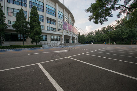 城市体育场馆建筑特色北京工人体育馆高清图片