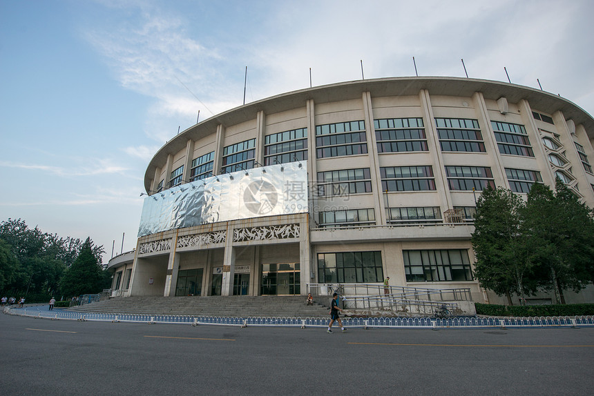 建筑外部路面大城市北京工人体育馆图片