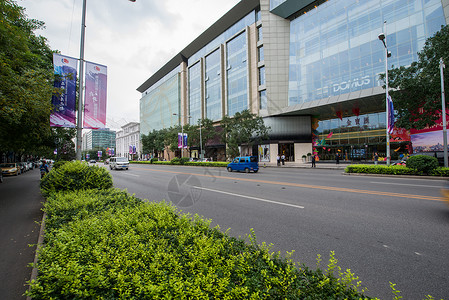 建筑结构街道都市风光北京金宝街背景