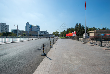 地产建筑摄影图片旅游白昼摄影北京西直门建筑群背景