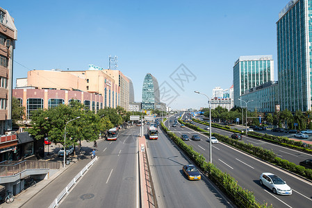 楼群城市道路新的北京西直门建筑群图片