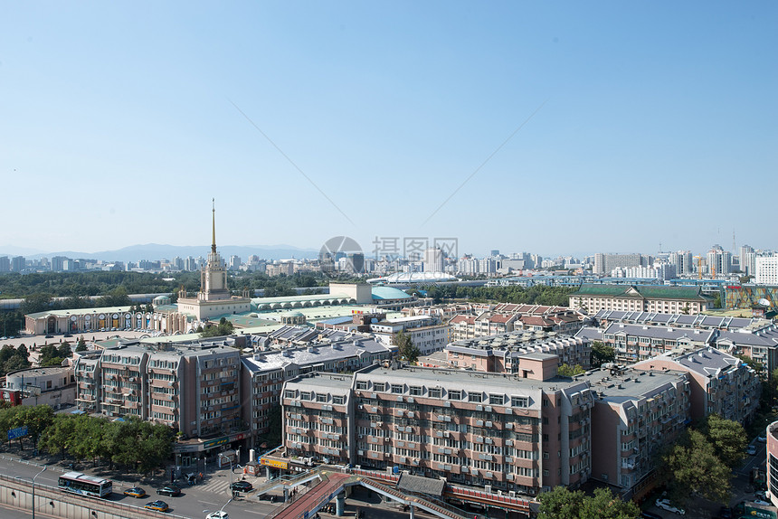 市区首都建造北京西直门建筑群图片