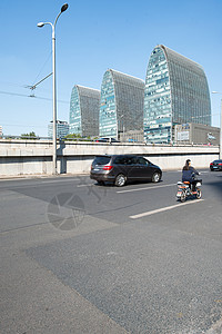 人类居住地东亚旅游胜地北京西直门建筑群图片