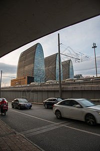 大城市人造建筑户外北京西直门建筑群图片