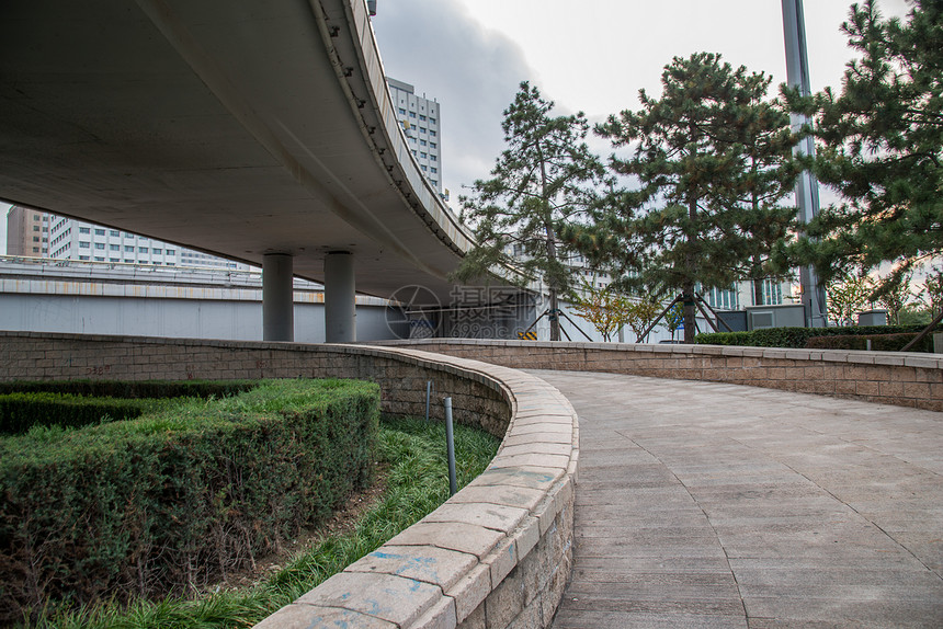 水平构图城市户外北京西直门建筑群图片