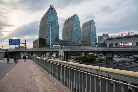 无人大城市人造建筑北京西直门建筑群图片