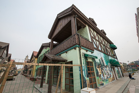 建筑特色建筑外部东亚北京通惠小镇酒吧街图片