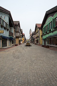 街景摄影居住区购物摄影北京通惠小镇酒吧街背景