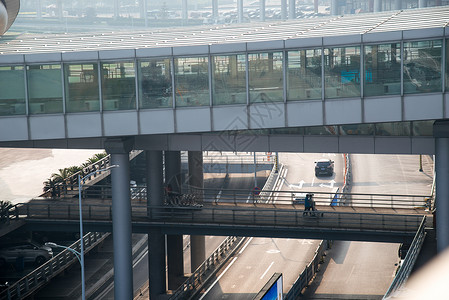 建筑结构飞机场人造建筑北京首都机场高清图片
