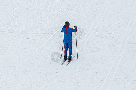 冬季运动滑雪背景冬季滑雪运动背景