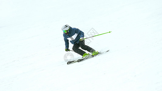 花式滑雪内蒙古冬季冰雪运动背景