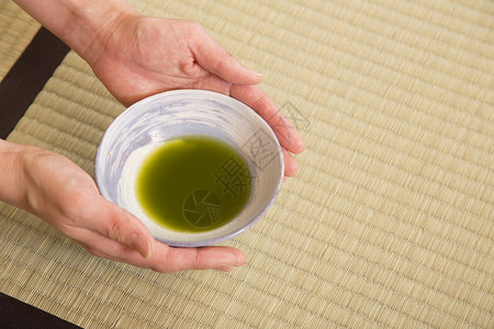 日本茶道文化特写图片