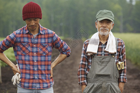 农场农夫肖像乡村生活高清图片素材
