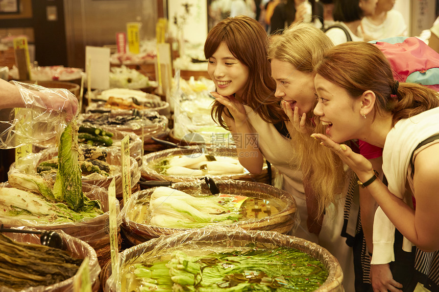 外国女性和日本女性观光市场图片