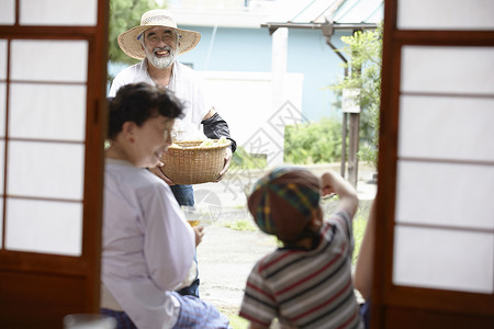 乡村家庭生活图片