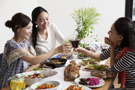 闺蜜聚餐图片