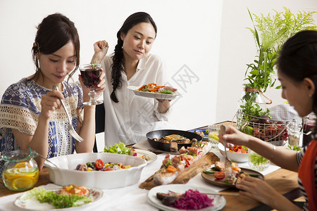 闺蜜聚餐图片