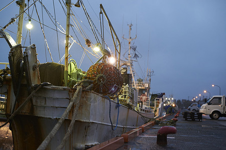 海事的日本靠码头捕鱼业图片