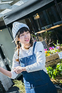 花店的女老板图片