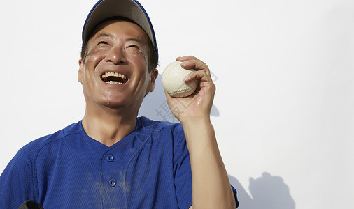 中老年人棒球爱好者图片