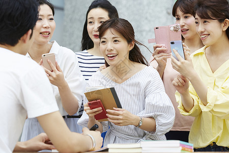 女粉丝见面会背景图片